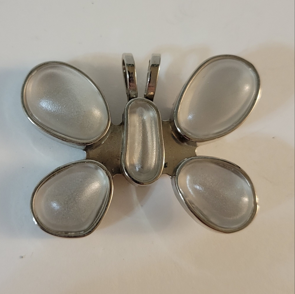 Rebecca Collins Butterfly Pendant Pin Clip